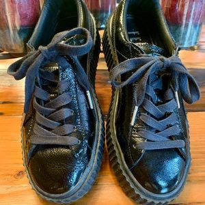 Puma Fenty by Rihanna black lace-up shoes